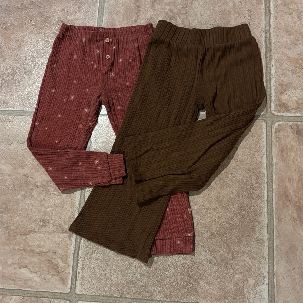 Bundle of Grayson Collective Ribbed Bottoms